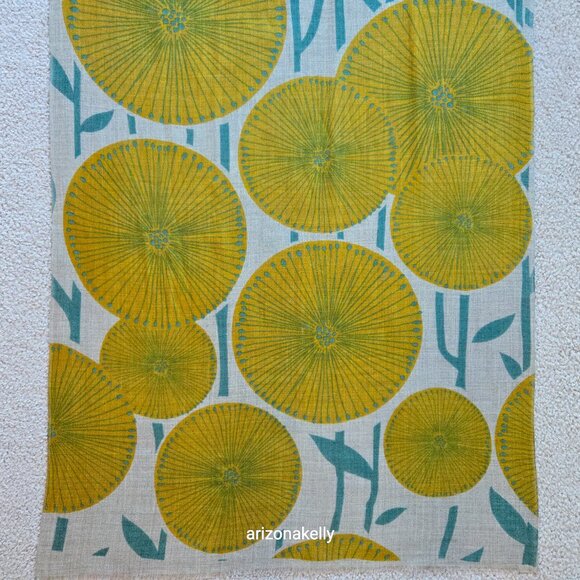 NWOT Cashmere Scarf Retro Scandinavian Design - Picture 2 of 14